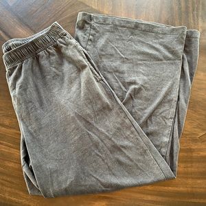 Wide leg draw string sweatpants